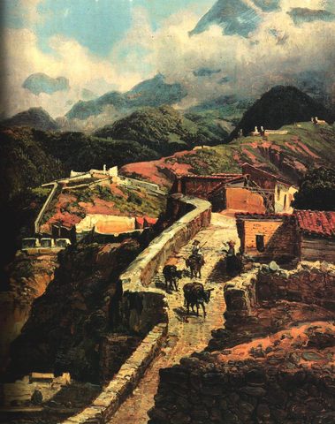 Calle de La Guaira (1844-45) Ferdinand Bellermann.JPG