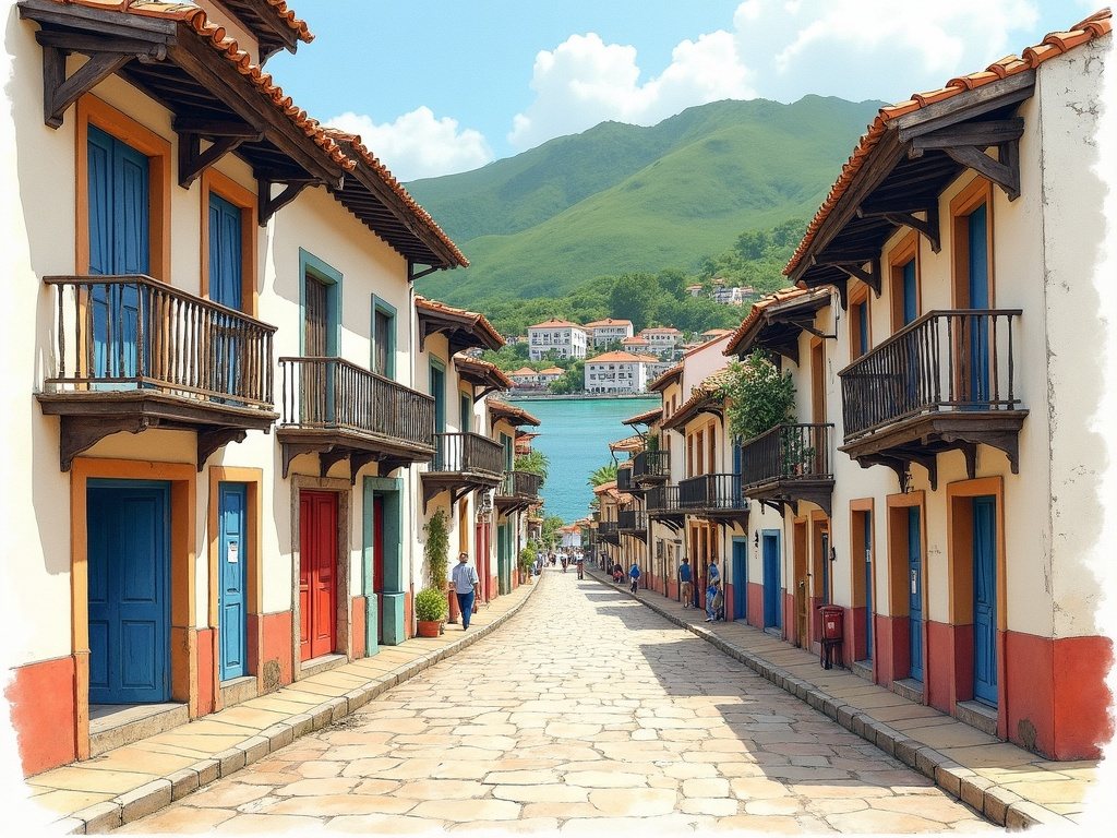 Calle nueva en pendiente