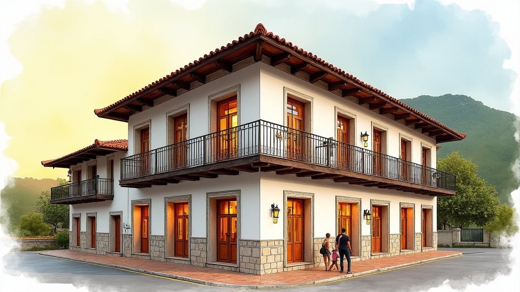 Edificio de esquina de usos mixtos